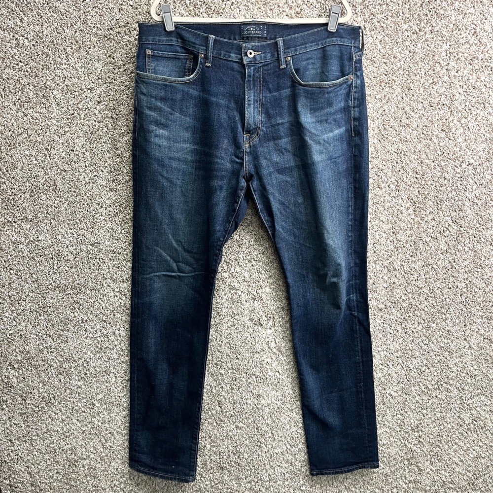 Lucky Brand Jeans Men's 38x34 121 Heritage Slim Denim Blue
